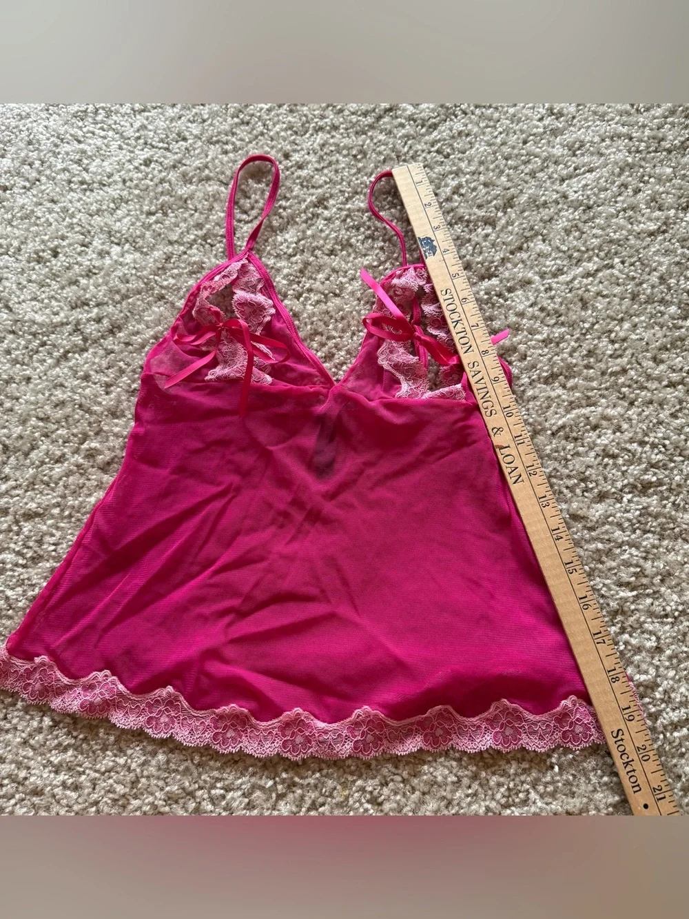 Victoria’s Secret Sexy Little Things M Pink Lace Babydoll Lingerie Y2K